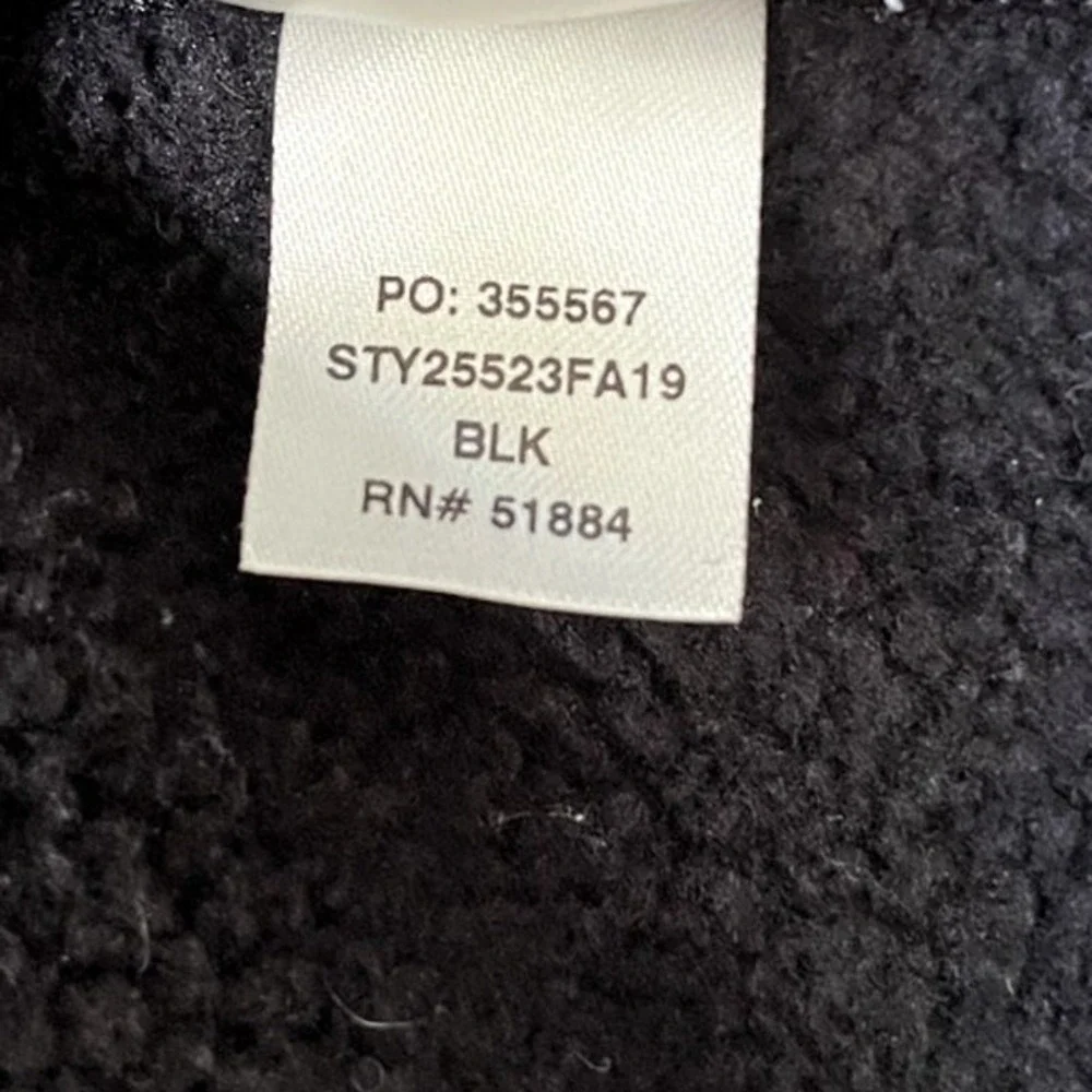 Patagonia Mens Better Sweater 1/4 Zip Fleece Jacket Black Size M